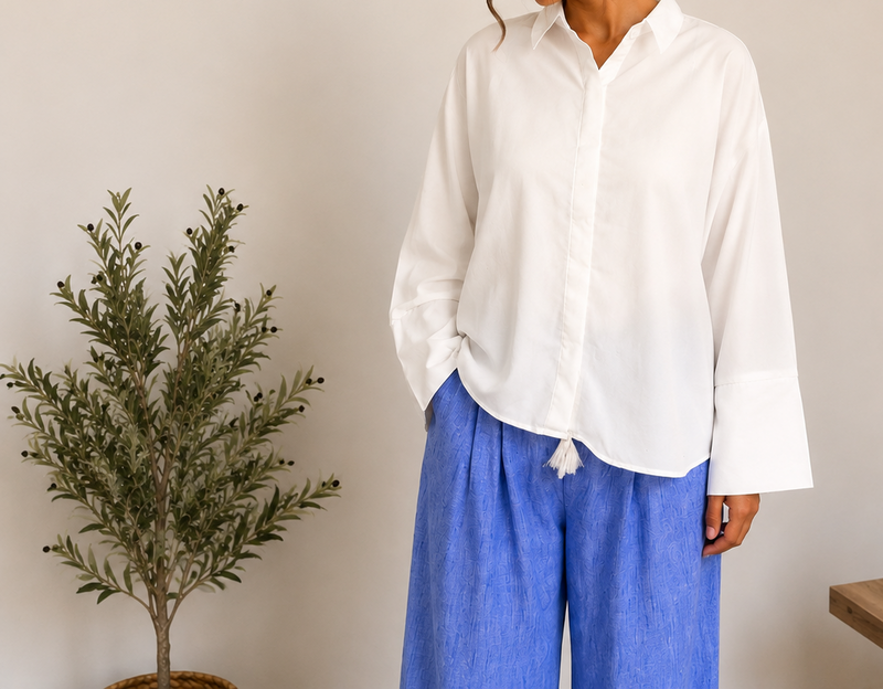 Chemise ample courte