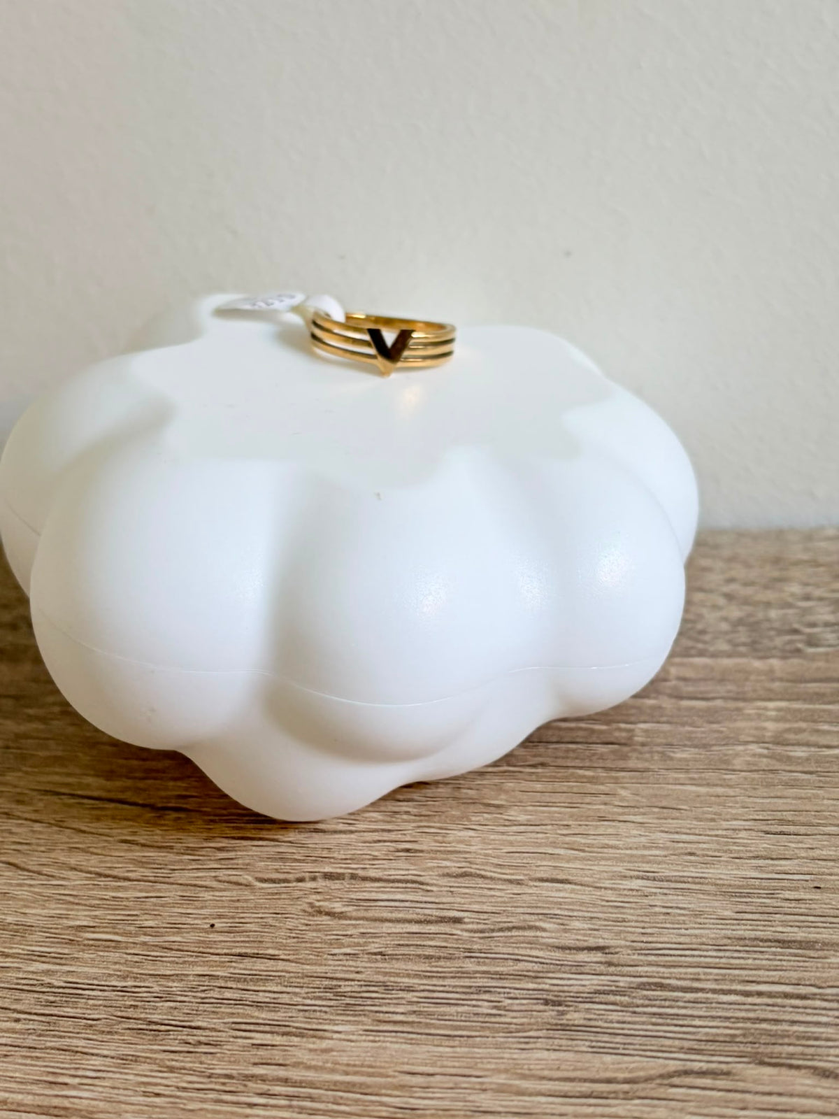 Bague simple — finition dorée