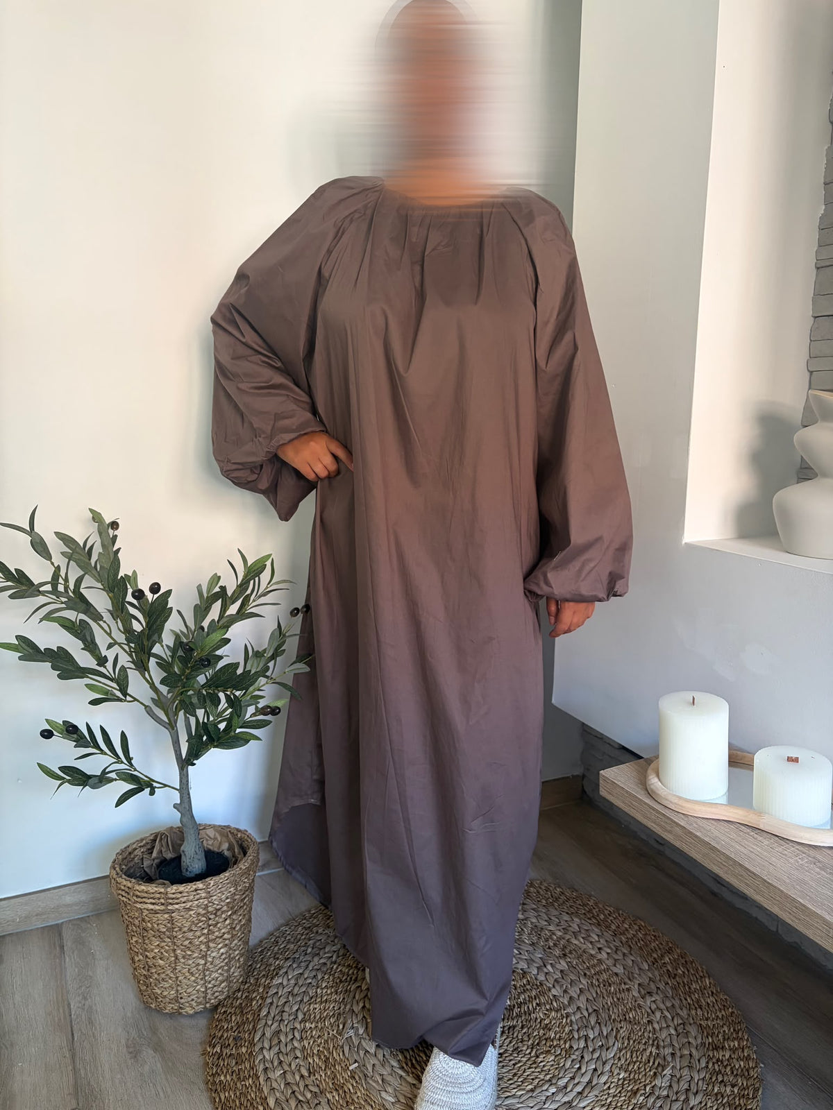Robe longue brun — notre histoire