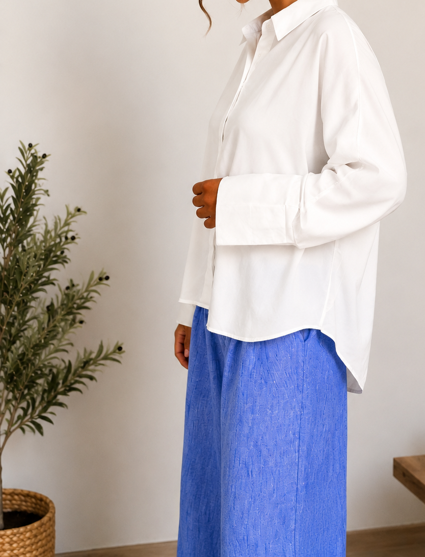 Chemise ample courte