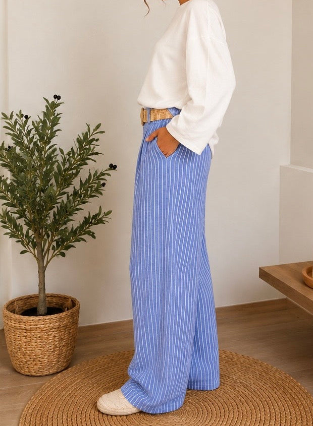 Pantalon rayé