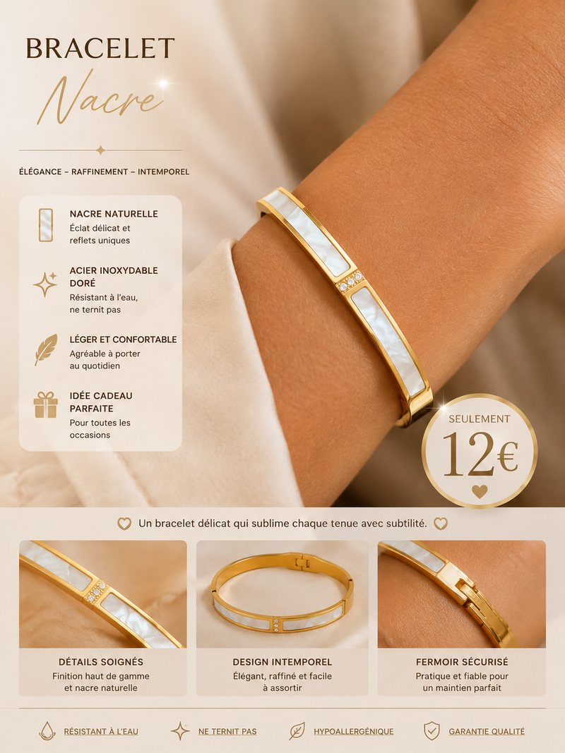Bracelet éclat marbré