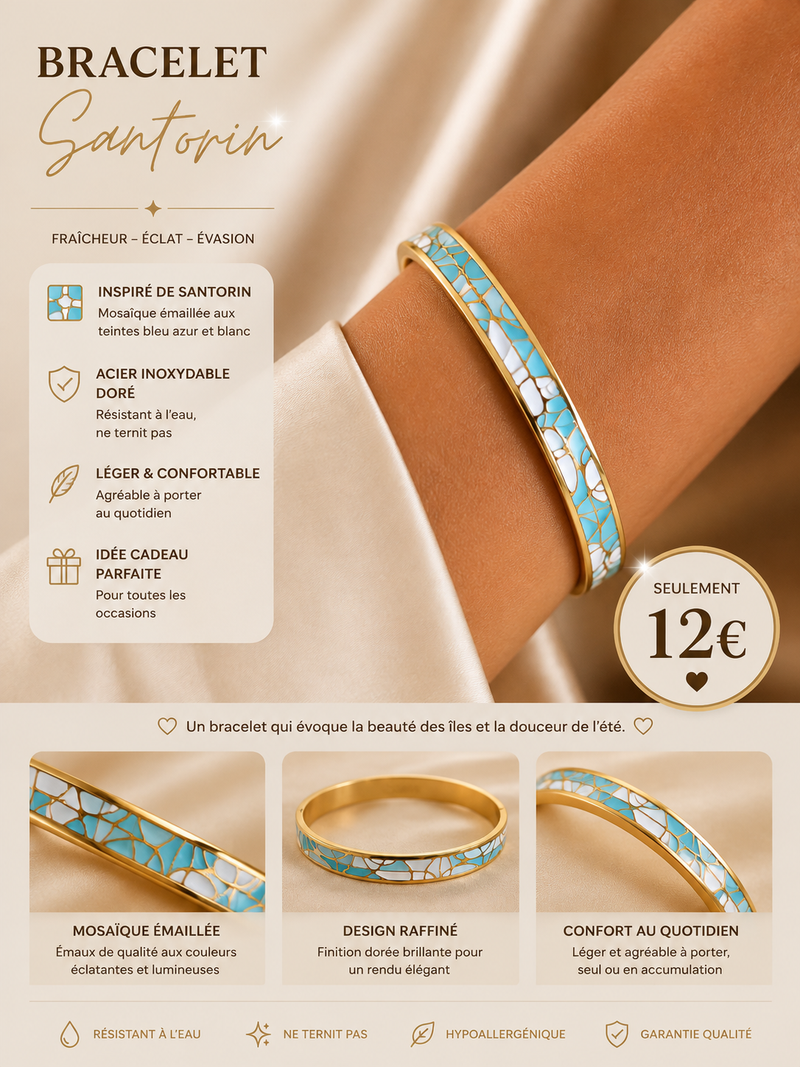 Bracelet Santorin